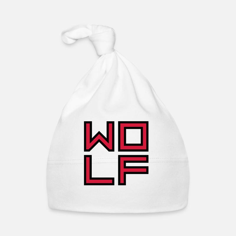 Innerer Wolf Logo Baby Bio-Mütze