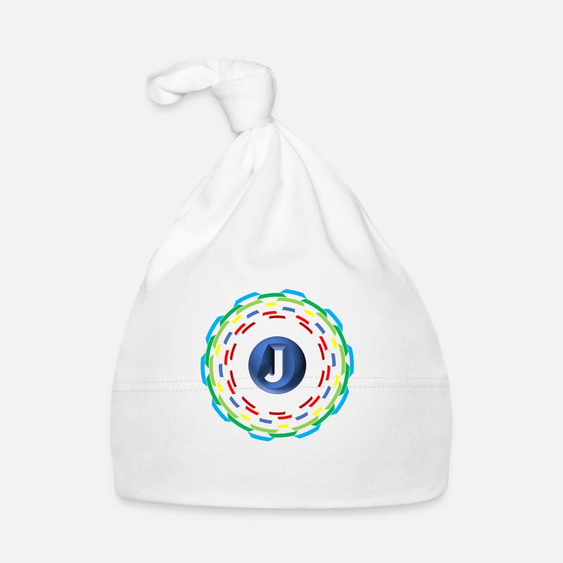 Kreise J - Baby Bio-Mütze - Weiß