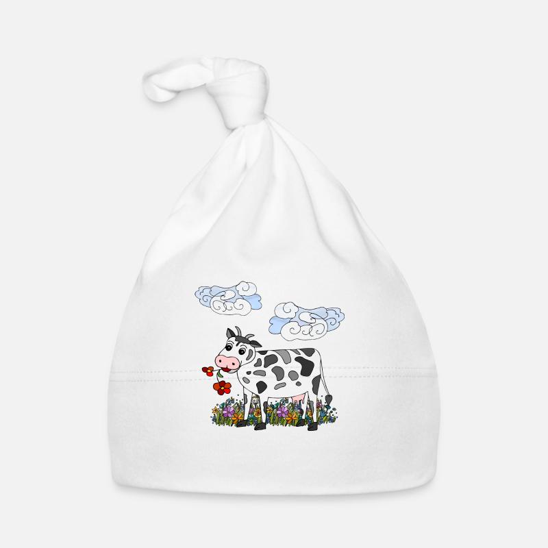 Cow Organic Baby Cap