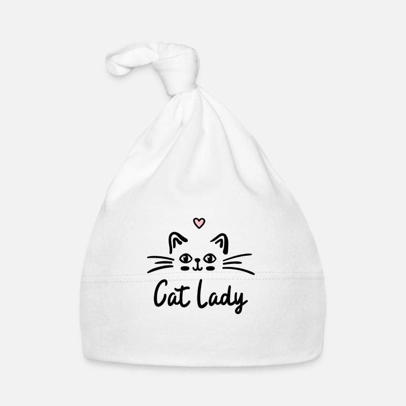 cat lady Organic Baby Cap