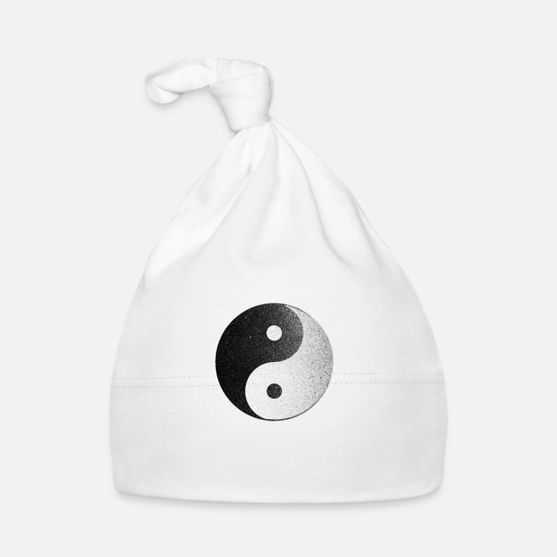 Ying and Yang Organic Baby Cap