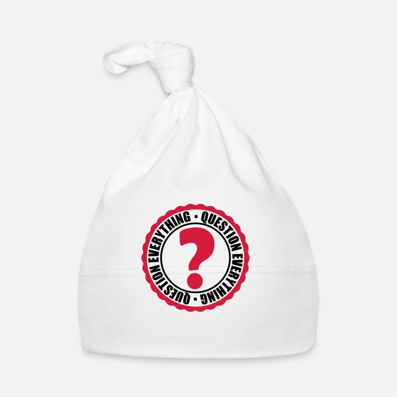 Question Everything Stempel Baby Bio-Mütze