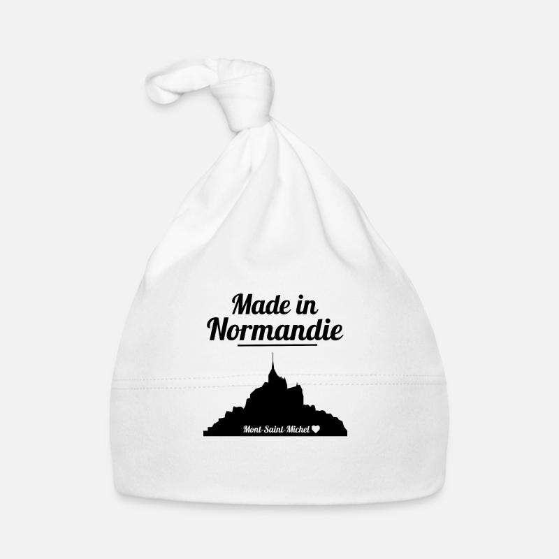 made in Normandy . Organic Baby Cap