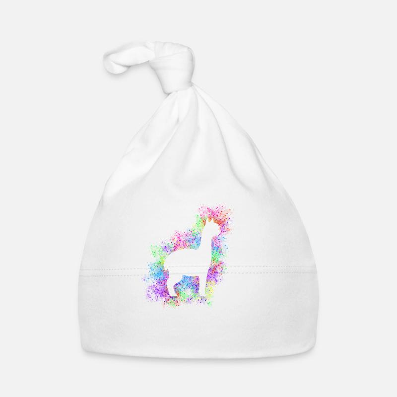 süßes Alpaka Baby Bio-Mütze