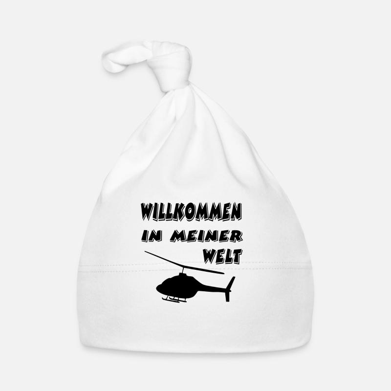 Hubschrauber Baby Bio-Mütze