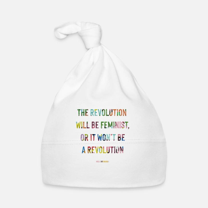 Die Revolution wird feministisch sein - Rosa Luxemburgo Baby Bio-Mütze