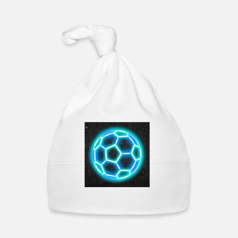 Football - Bonnet bio Bébé - blanc