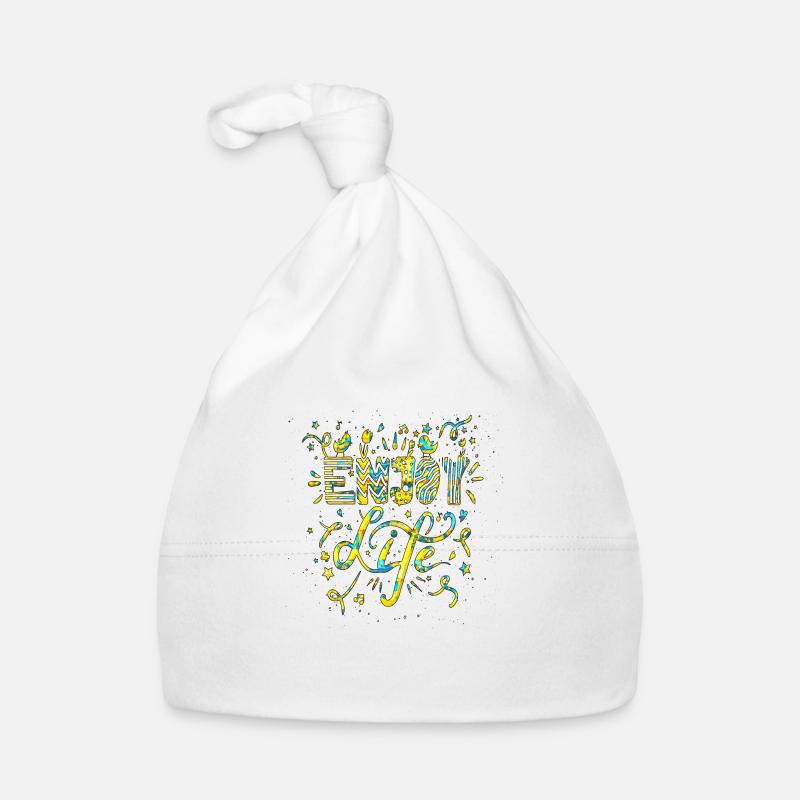 Think outside the box positive thoughts happy Organic Baby Cap