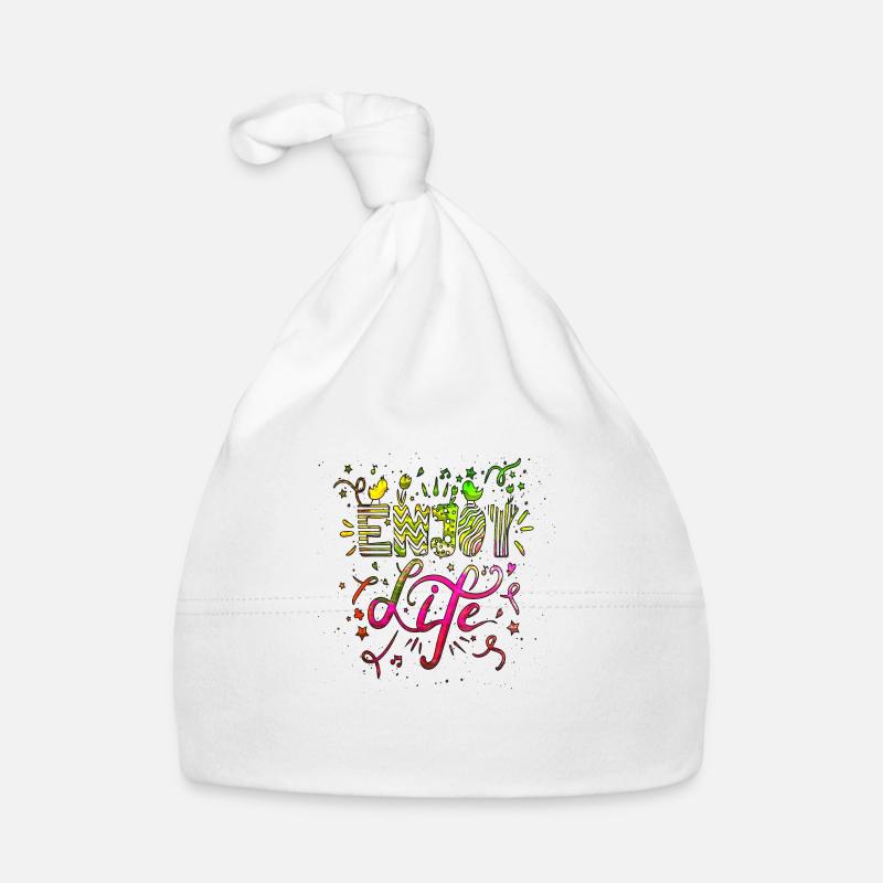 Think outside the box positive thoughts happy Organic Baby Cap