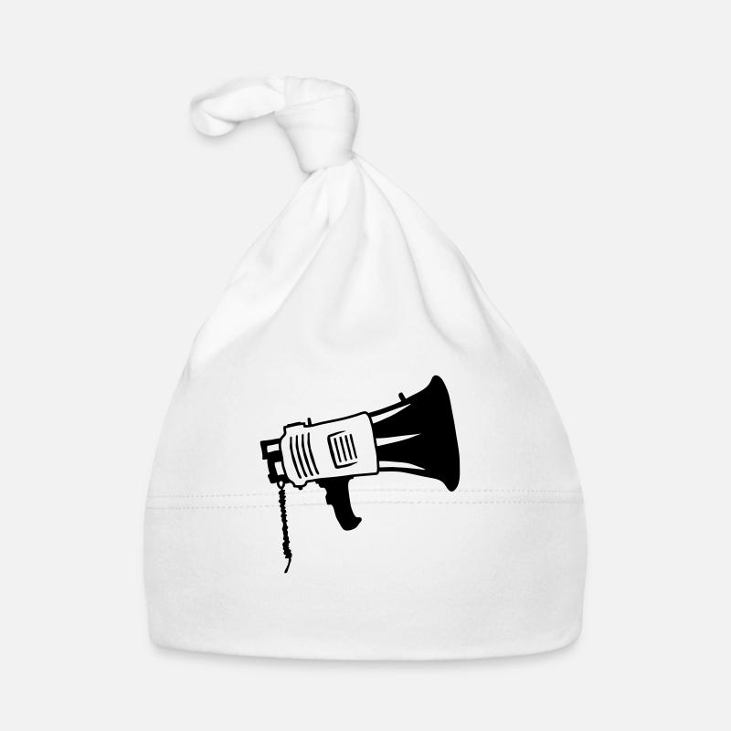 Megafon Propaganda Symbol Lautsprecher Baby Bio-Mütze