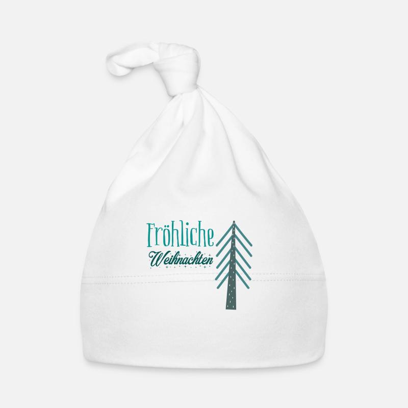 Fröhliche Weihnachten Baby Bio-Mütze