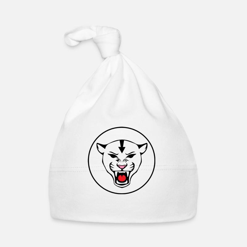 Panther with an arrow on the head Organic Baby Cap