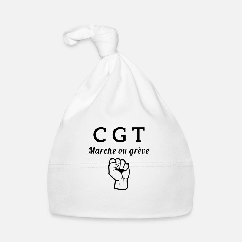 CGT - Bonnet bio Bébé - blanc