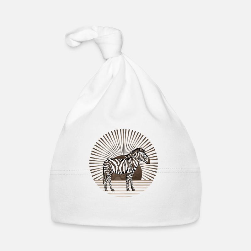 Zebra Organic Baby Cap