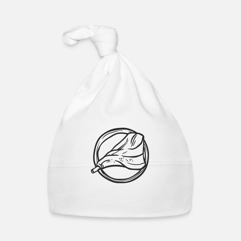 Steak auf Teller Baby Bio-Mütze