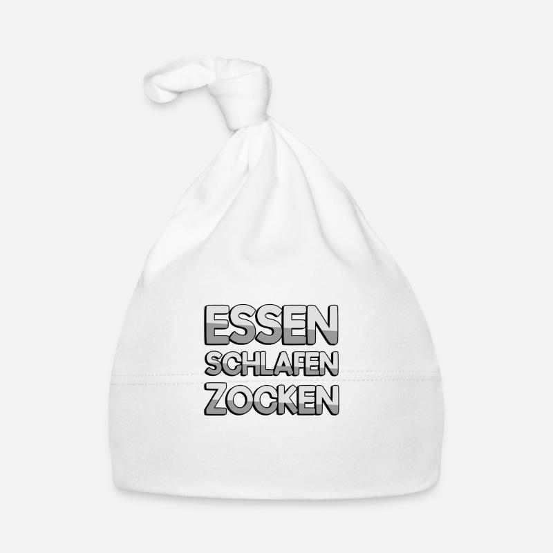 ESSEN SCHLAFEN ZOCKEN - Gaming Baby Bio-Mütze