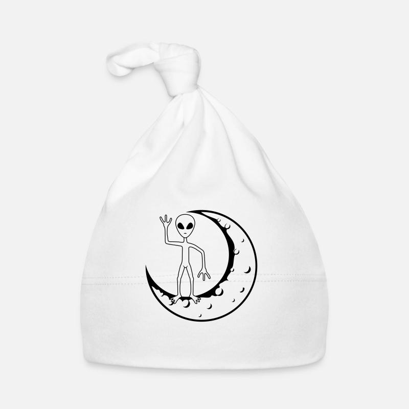 Standing Moon Alien fait signe Bonnet bio Bébé