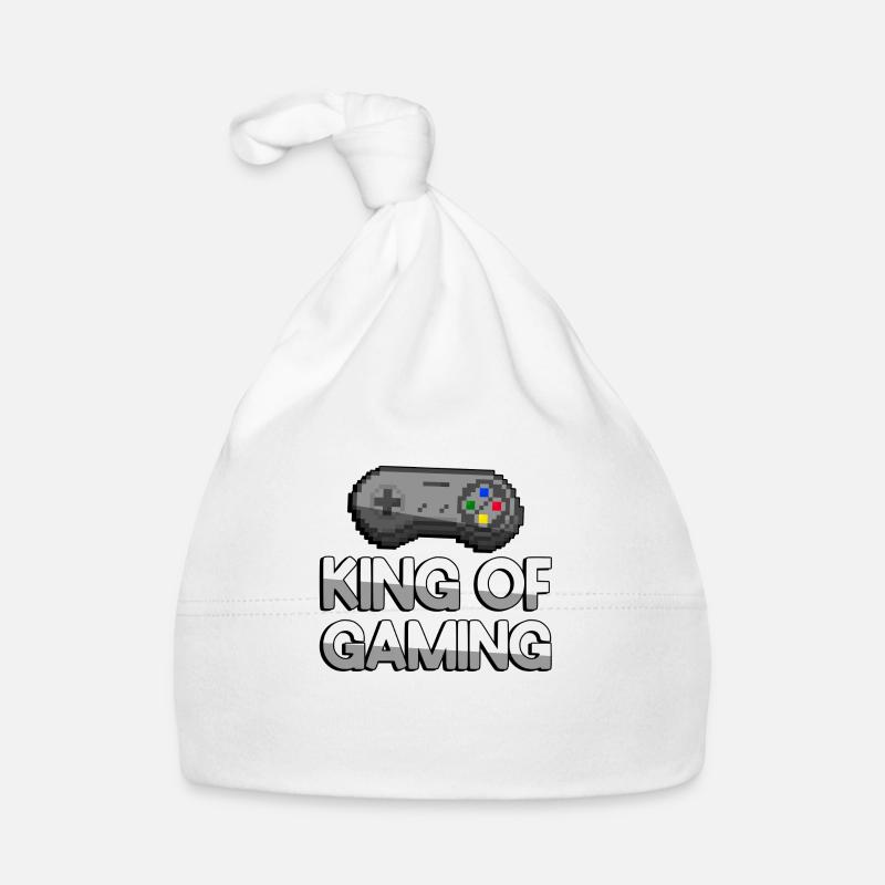 KING OF GAMING + SNES Controller - Gaming Baby Bio-Mütze