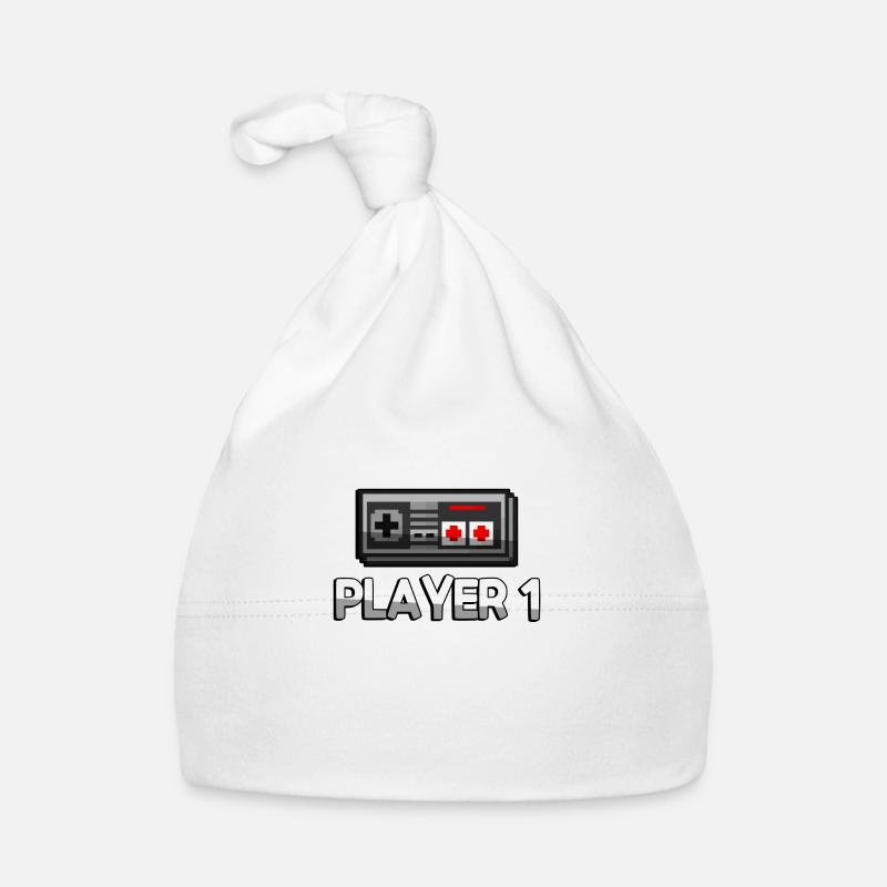 PLAYER 1 + NES Controller - Gaming Baby Bio-Mütze