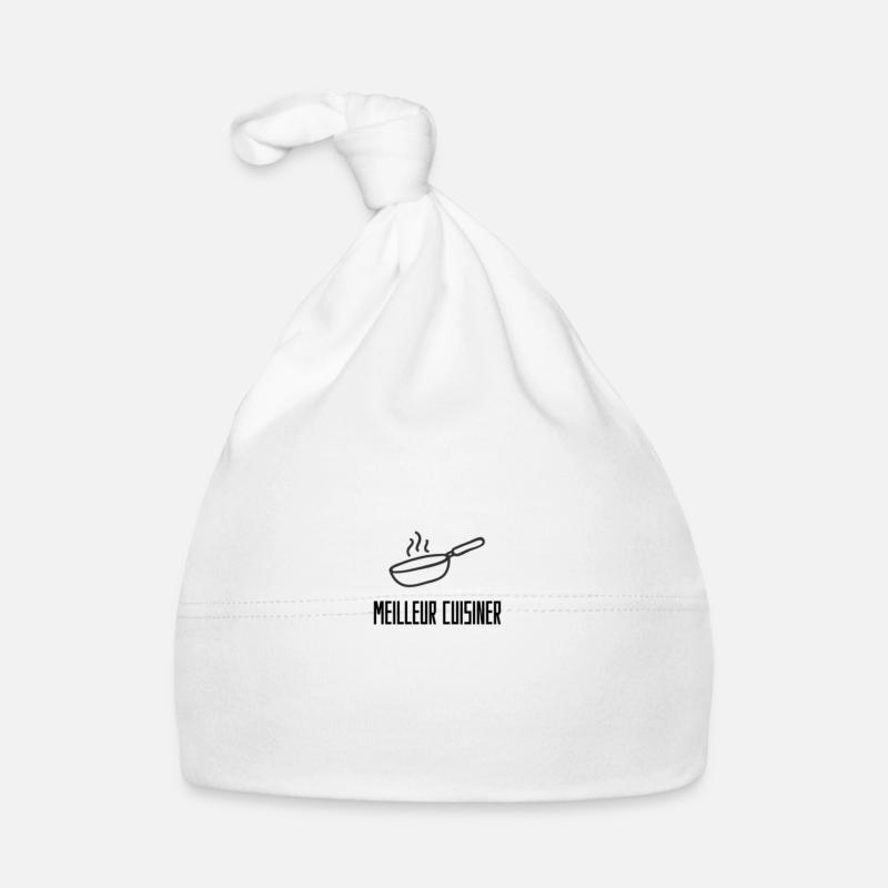 MEILLEUR CUISINER - Bonnet bio Bébé - blanc