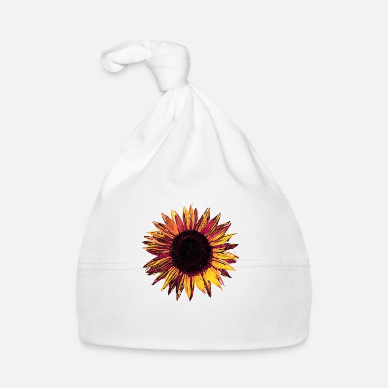 Sonnenblume Baby Bio-Mütze