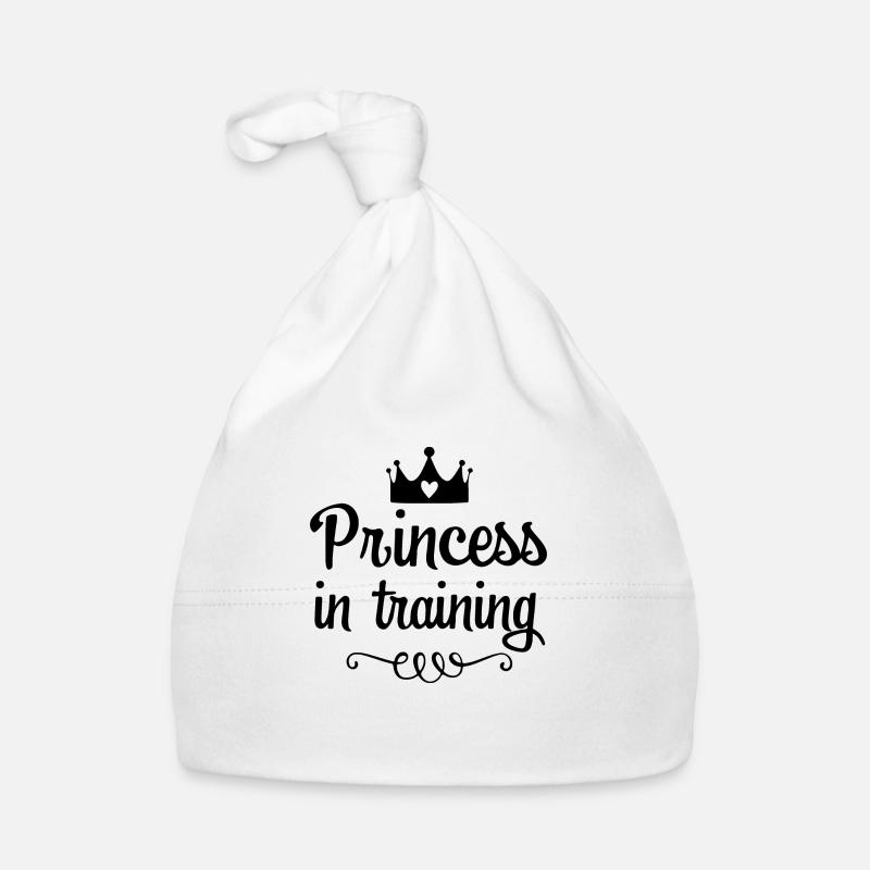 Princess in Training - Baby Bio-Mütze - Weiß