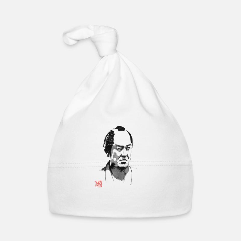 Bad Samurai Porträt Baby Bio-Mütze