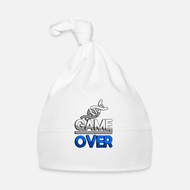 GAME OVER (Blue) + DNA - Gaming Organic Baby Cap