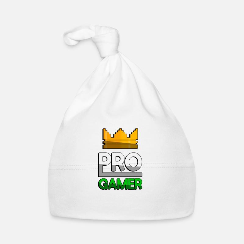 PRO GAMER (Vert) + King Crown - Jeux Bonnet bio Bébé