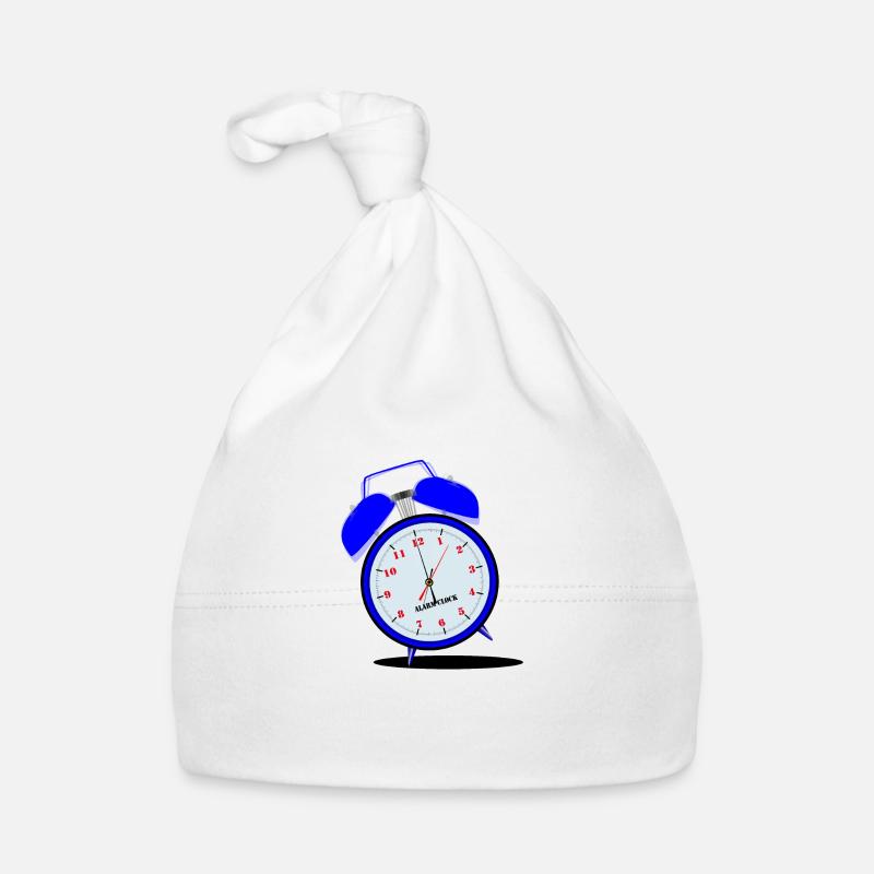 Ringing Loudly Alarm Clock Organic Baby Cap