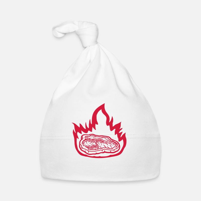 Heiß Feuer Steak saftig Baby Bio-Mütze