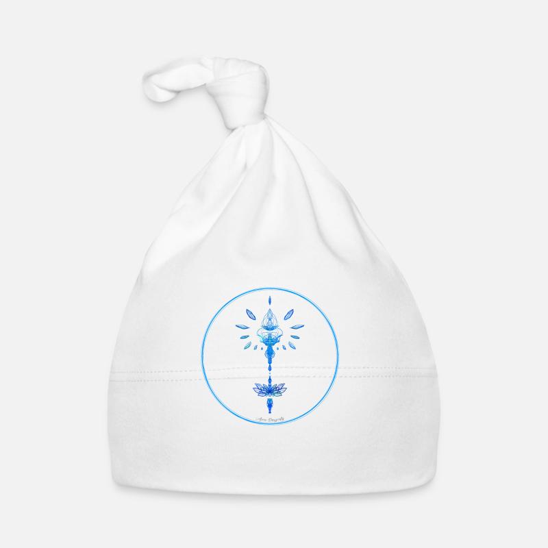 Mystique Collection ~ light blue ~ n°7 Organic Baby Cap