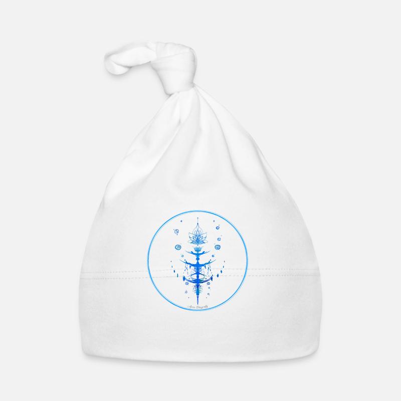 Mystique Collection ~ light blue ~ n°9 Organic Baby Cap