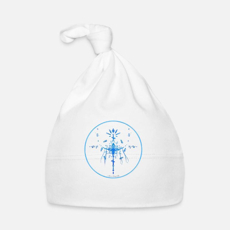 Collection Mystique ~ bleu clair ~ n°4 Bonnet bio Bébé