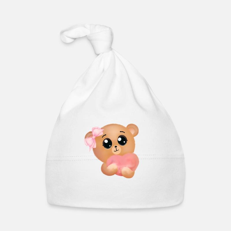 Teddybär Baby Bio-Mütze