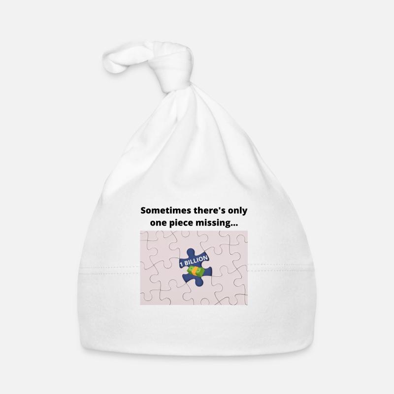 Sometimes there's only something missing MONEY Organic Baby Cap