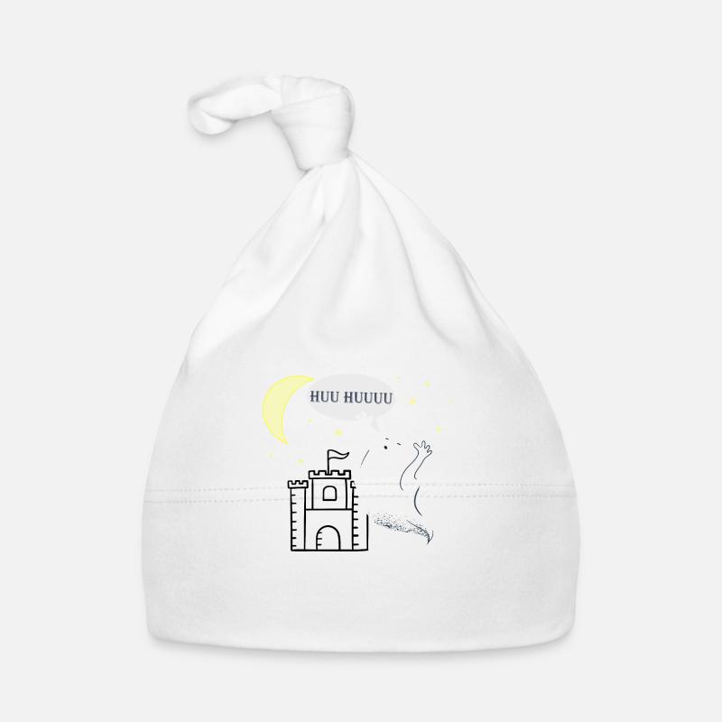 Ghost in the haunted castle begins to haunt Organic Baby Cap