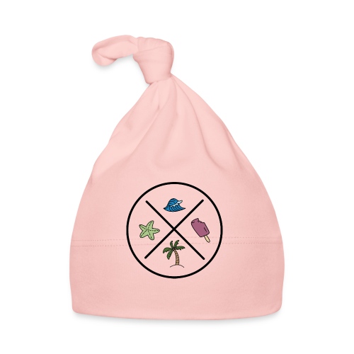 Lustiges Design für den Sommer - Baby Bio-Mütze