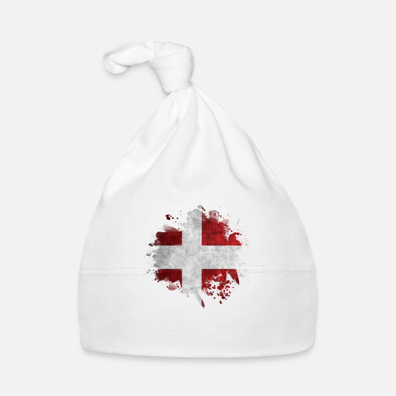 Danemark copenhague drapeau danois scandinavie Bonnet bio Bébé