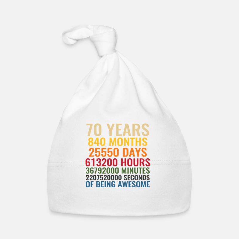 70 ans Bonnet bio Bébé