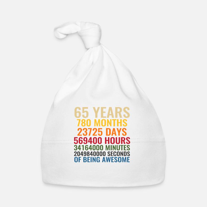 65 ans Bonnet bio Bébé