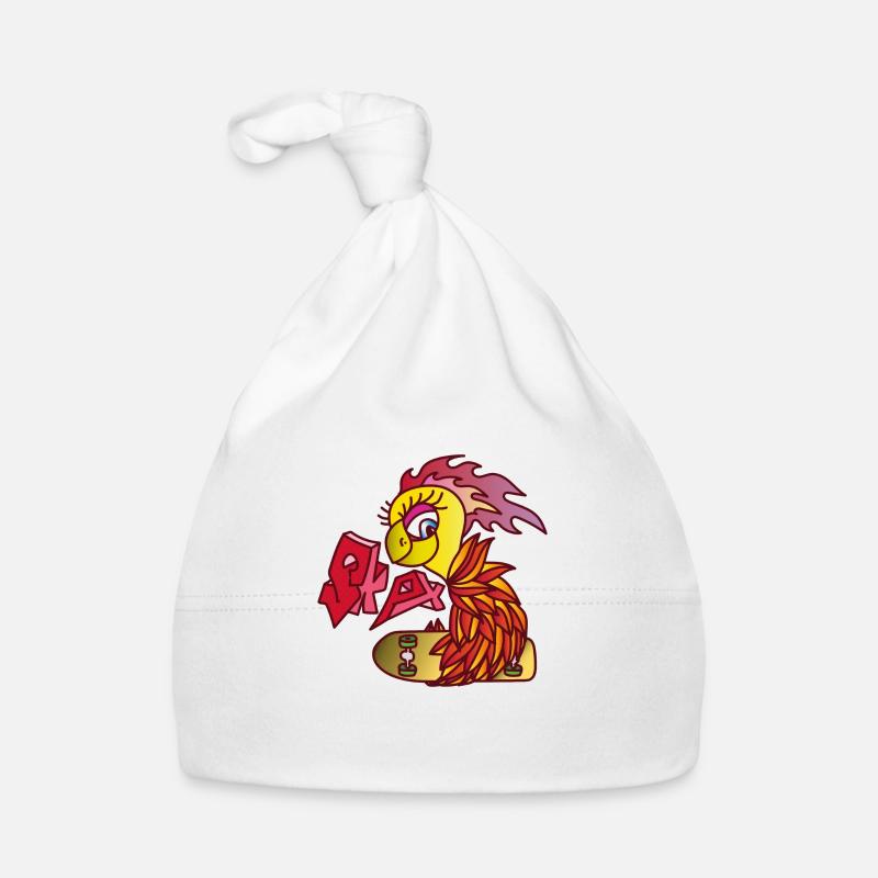 SKATING PHOENIX Organic Baby Cap