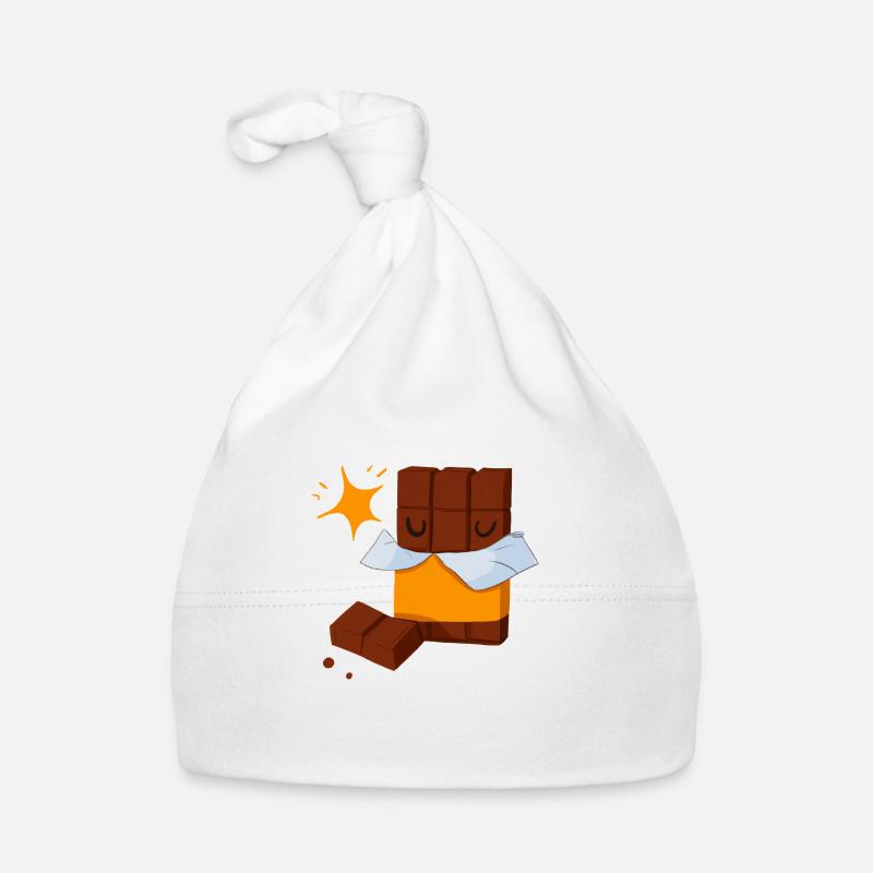 Tablette de chocolat dodo - Bonnet bio Bébé - blanc