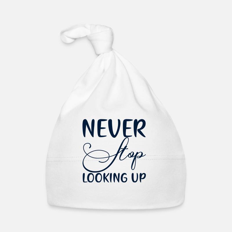 Never Stop Looking Up Baby Bio-Mütze