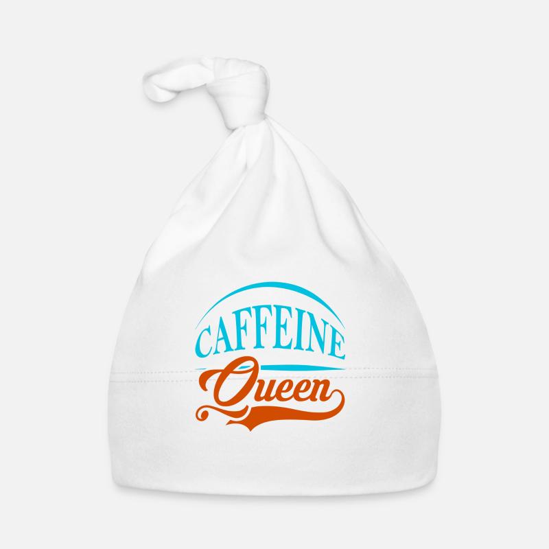 Regina della caffeina Cappellino ecologico per neonato
