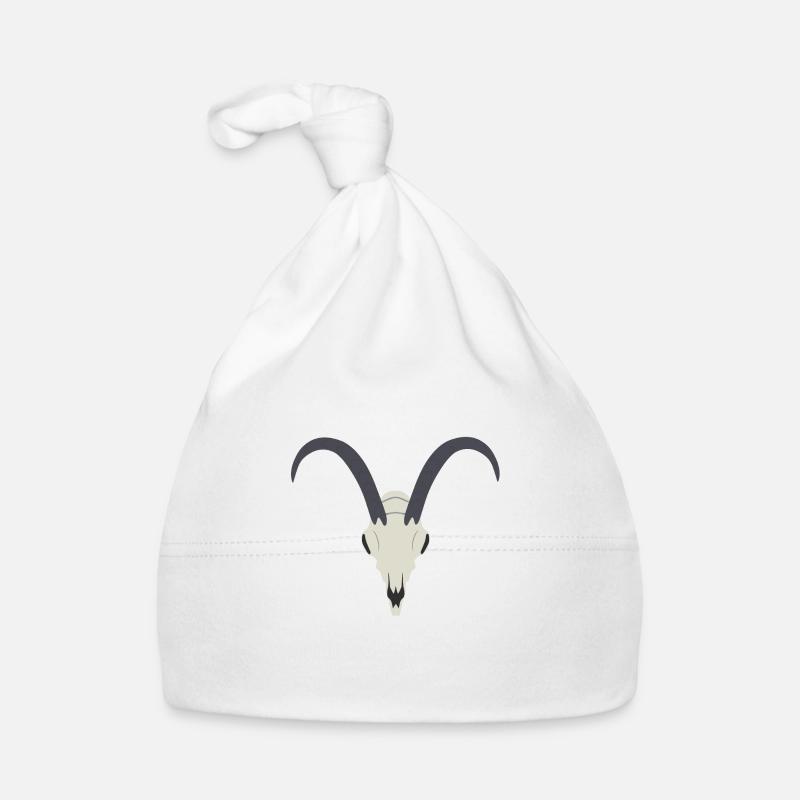 Corsican goat skull Organic Baby Cap