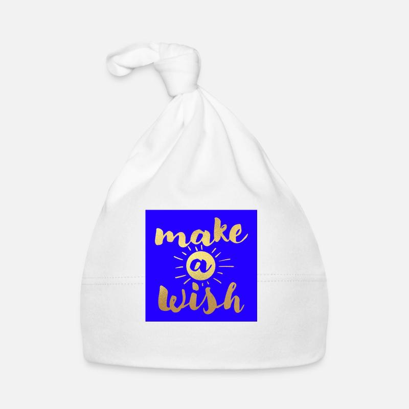 Make a wish /mach einen Wunsch Baby Bio-Mütze