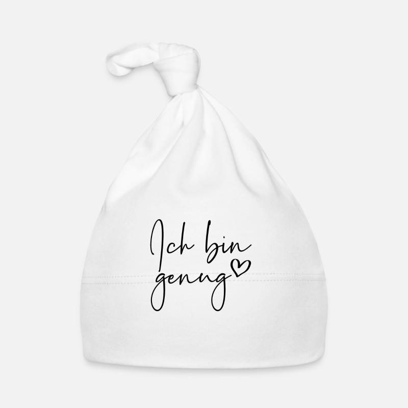 Ich bin genug Baby Bio-Mütze