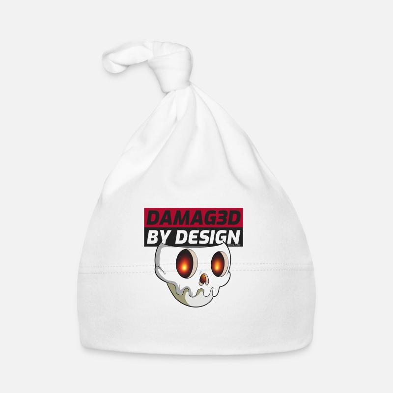Beschädigt durch Design SKULL Baby Bio-Mütze