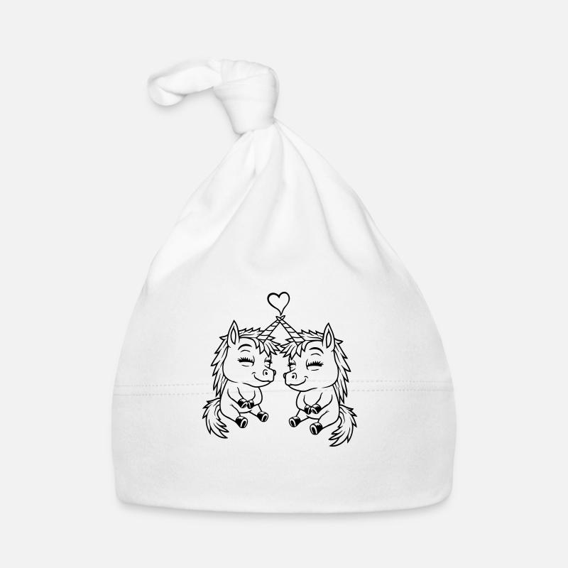 Chers 2 amis licorne Bonnet bio Bébé